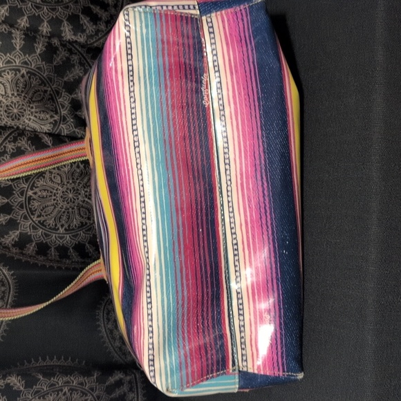 Consuela Colorful Striped Women's Tote Bag - Picture 4 of 4